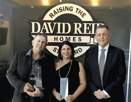 David Reid Homes Franchisee of the Year 2016 award