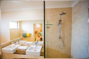 custom home builders Hervey Bay Display Home Bathroom