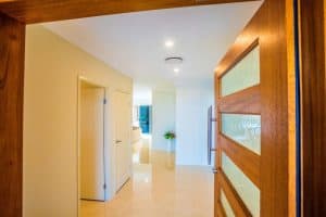 custom home builders Hervey Bay Display Home entry