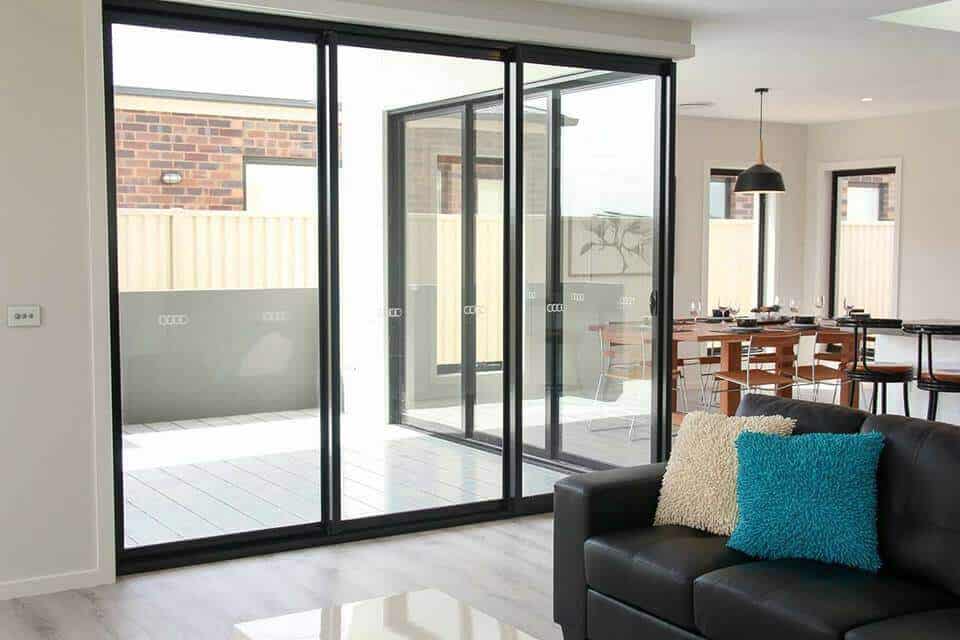 custom home builders Shepparton display home open light