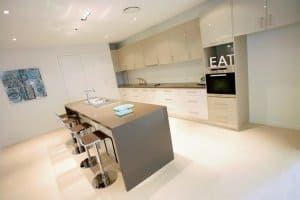 custom home builders Orange display home kitchen